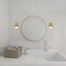 Designers Fountain Dalton 5.25in 1-Light Brushed Gold Industrial Indoor Wall Sconce with Metal Cage D243M-1B-BG - alternate 2